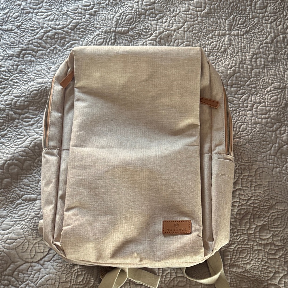 Nordace Beige Travel Backpack